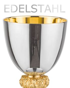 Preview: Kelch Edelstahl "4 Evangelisten" 18,5 cm hoch