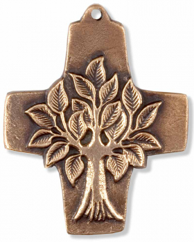 Bronzekreuz "Baum des Lebens"