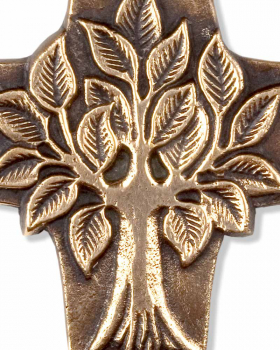 Bronzekreuz "Baum des Lebens"