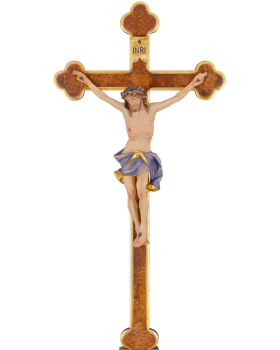 Vortragekreuz 204 cm Corpus 25 cm hoch, mit Stange