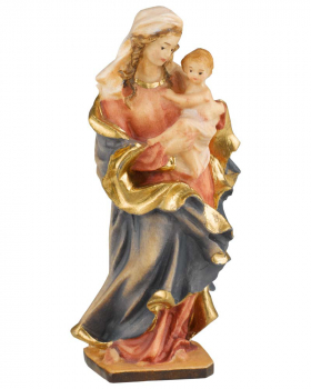 Madonna Mutter des Herzens, 7,5 cm coloriert