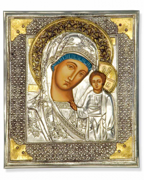Ikone "Maria mit Kind" 27 x 31 cm