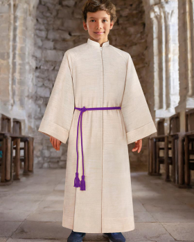 Preview: Ministrantenzingulum violett, mit Quasten