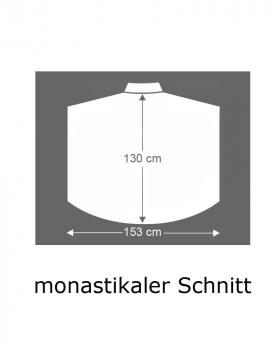 Kasel grün mit Mittelstab, Rundkragen