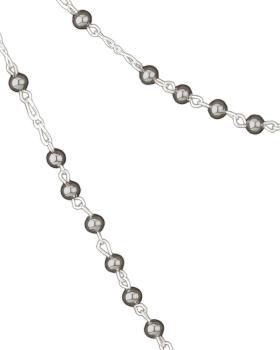 Preview: Rosenkranz Hämatit 6 mm Ø Perlen im Geschenketui
