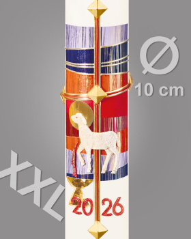 Osterkerze XXL, 1000 mm x 100 mm