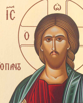 Ikone "Christus Pantokrator" 11 x 15 cm