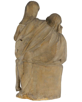 Pieta antik 60 cm hoch, 33 cm breit, 23 cm tief