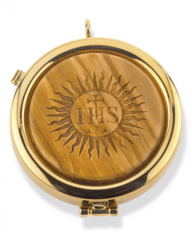 Versehpatene 6cm mit Olivenholzrelief IHS