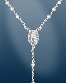 Rosenkranz im Geschenketui Sterling Silber 4 mm Ø