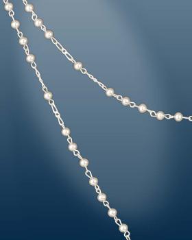 Rosenkranz im Geschenketui Sterling Silber 4 mm Ø
