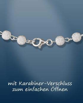 Preview: Rosenkranz im Geschenketui 6 mm Ø Silber satiniert