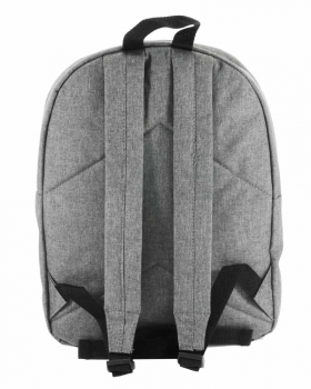 Rucksack als Messgarnitur aus grauem Stoff