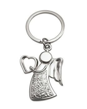 Schlüsselanhänger Engel mit Herz  4,5 cm
