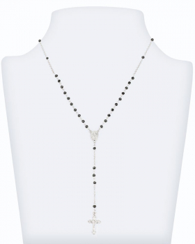 Rosenkranz echt Silber 925, filigrane Perlen
