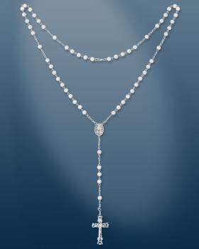 Rosenkranz im Geschenketui Sterling Silber 6 mm Ø