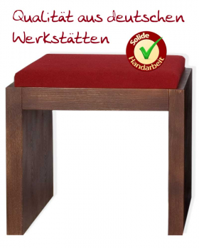 Ministrantensedilie aus Buche braun gebeizt
