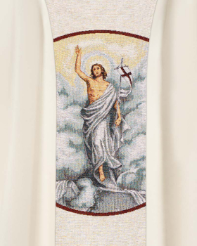 Skapulier Gobeline 20x125 cm "Auferstehung Christi"