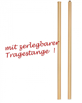 Vortragekreuz vergoldet, im barockem Stil