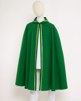 Pelerine für Sternsinger Polyester grün 90 cm