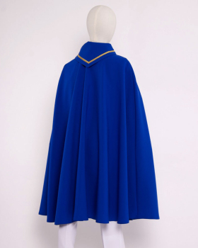 Pelerine für Sternsinger blau 90 cm strapazierfähges Polyester