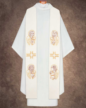 Stola weiß, 4 Evangelisten