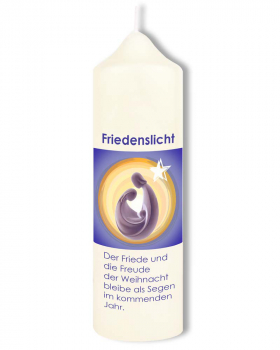 Tischkerze Friedenslicht Hl. Familie 165 x 50 mm