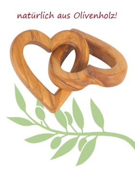 Preview: Herzen aus Olivenholz 