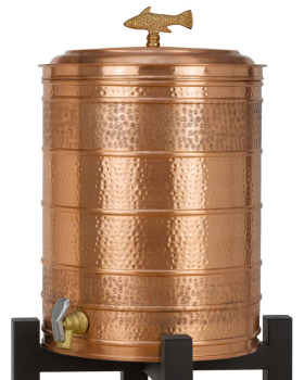 Preview: Weihwasserbehälter Kupfer innen verzinkt 20 Liter