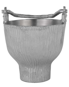 Preview: Tragweihkessel aus Aluminium 11,5 cm hoch 12 cm Ø