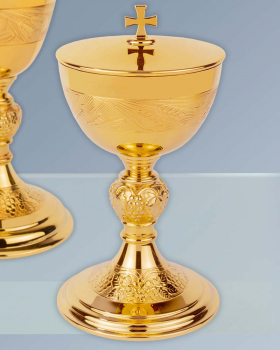 Ziborium passend zu Kelch 114001, 20,5cm hoch