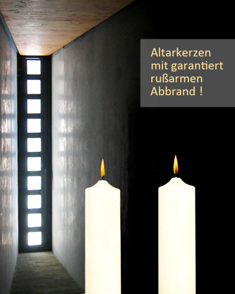 Altarkerze 300 x 90 mm 10% Bienenwachs
