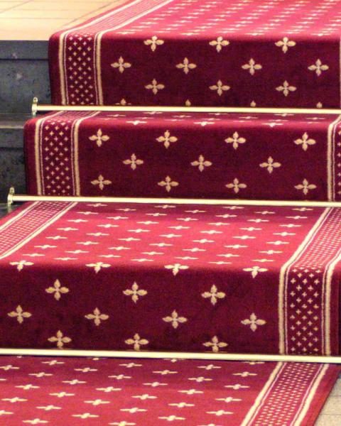 Kirchenteppich Rot 120 cm breit