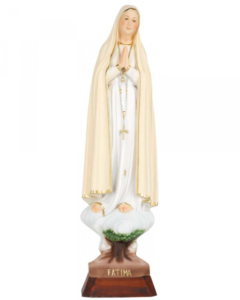 Madonna Fatima 30cm liebevoll Bemalt - Resin