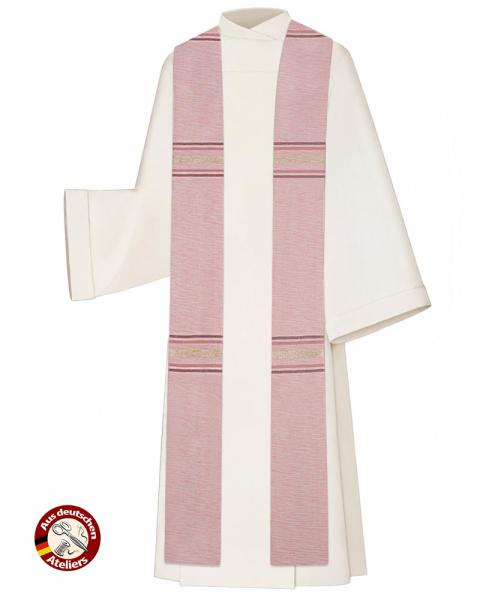 Stola ROSA Handwebstoff eingewebtes Japangold 140 cm lang