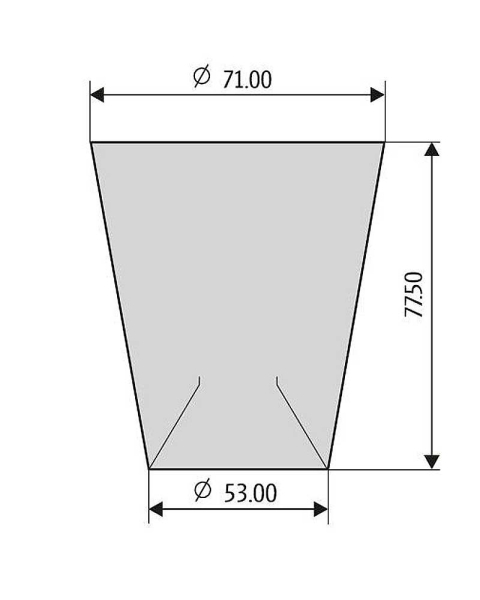 Windschutzbecher klein, farblos (50 Stück)