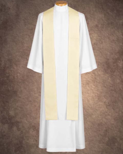 Chasuble, silk, with stole, violet