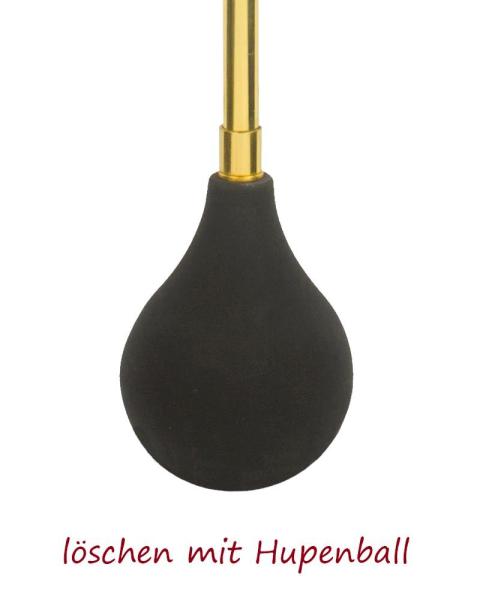 Kerzenanzünder mit Löschhaube Messing 105cm - 165 cm