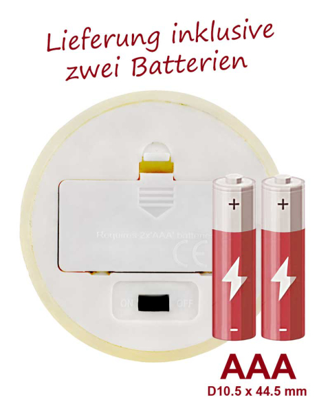 LED Kerze "Frohe Weihnacht" 130 x 68 mm
