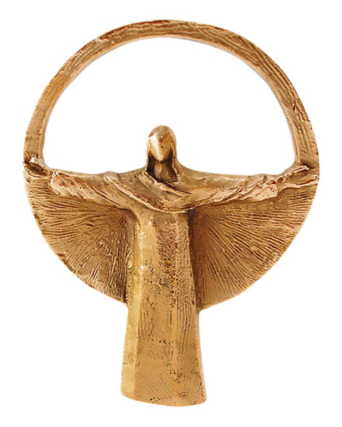Bronze Figur Jesus wie in Rio Dejaneiro in 14,5 x 11 cm