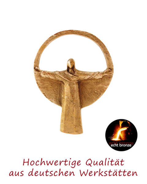 Bronze Figur Jesus wie in Rio Dejaneiro in 14,5 x 11 cm