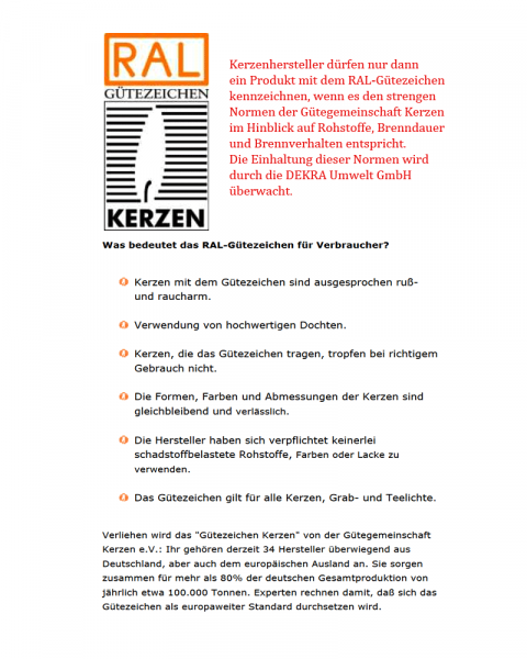 Osterkerze 400 x 60 mm mit Kreuzdekor