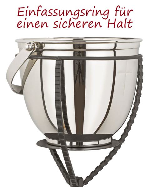 Weihwasserständer mit Weihwasserkessel Edelstahl