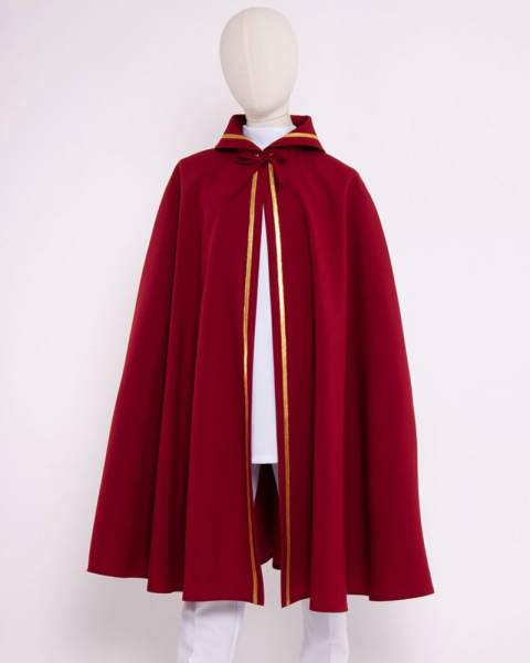 Pelerine Sternsinger weinrot 90 cm Polyester strapazierf.