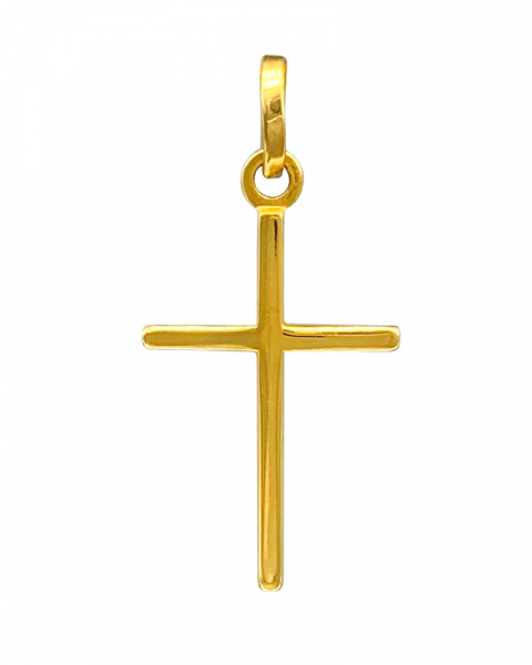 Kettenanhänger 12 x 18 mm Goldkreuz 333 Karat