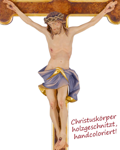 Vortragekreuz 204 cm Corpus 25 cm hoch, mit Stange