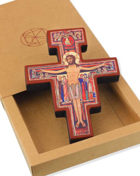 Ikone St. Damniano Jesu Kreuzigung 13x18 cm