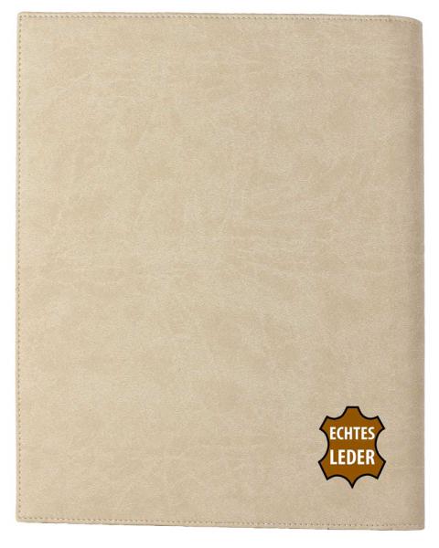 Goldenes Buch mit goldenem Kreuz Ringheftung A4