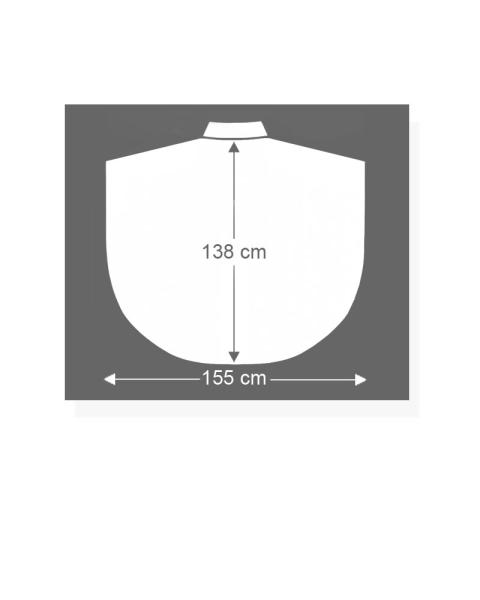 Kasel Harmonie rot mit Schalkragen, 138 cm lang