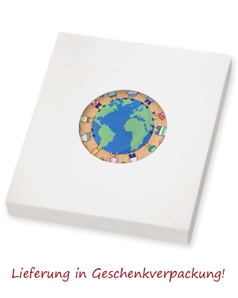 Kommunionkreuz Holz " Kinder der Welt"